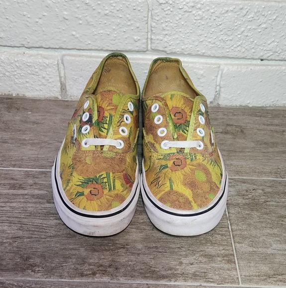 Vans x Vincent Van Gogh Authentic in Sunflowers & True White - Picture 6 of 9